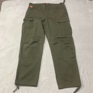 Empyre Cargo Pants‎ Men 32x30 Green Baggy Skater Loose Military Gorpcore *read